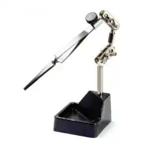 Precision third hand soldering tool with adjustable arms for jewelry making, ideal for detailed soldering tasks in jewelry design and repair.