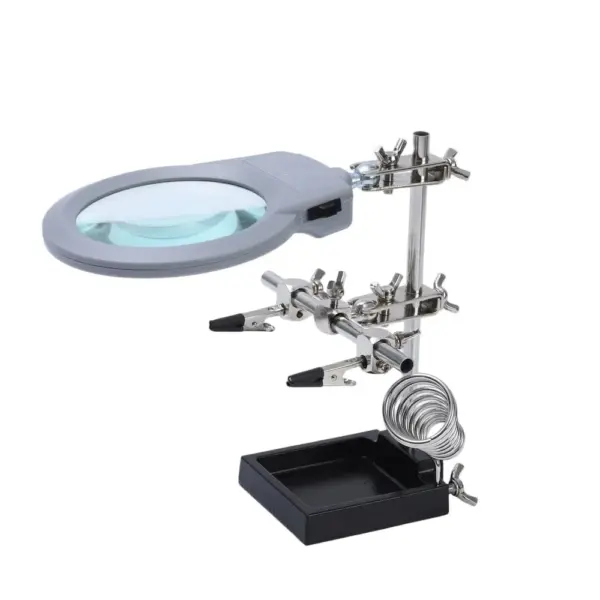 Helping Hand Magnifier with Soldering Stand