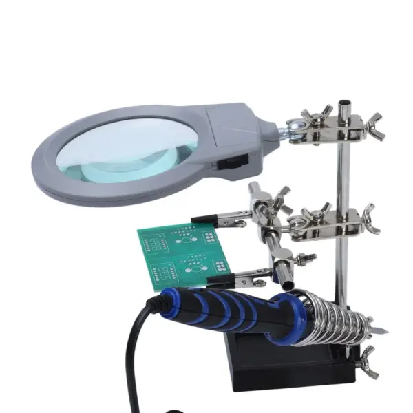 Helping Hand Magnifier with Soldering Stand