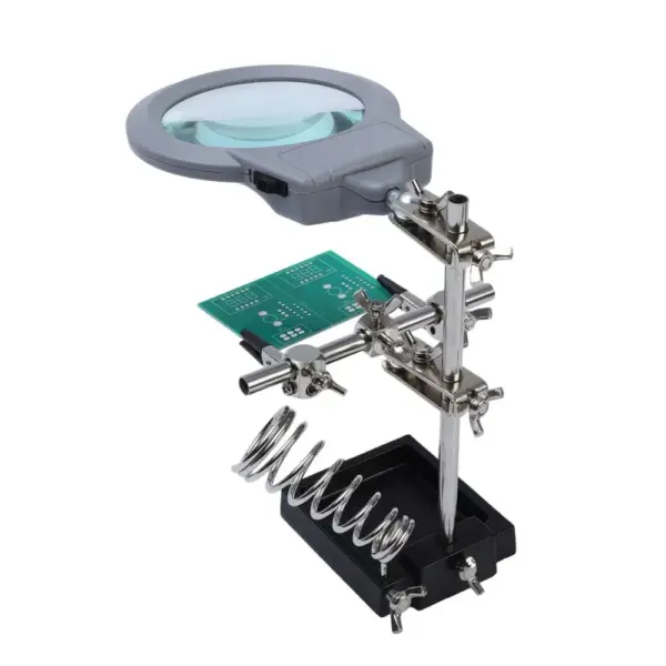 Helping Hand Magnifier with Soldering Stand