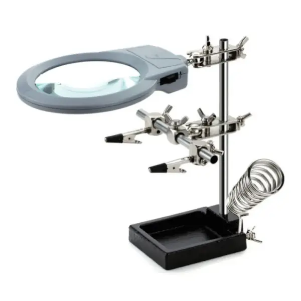 Helping Hand Magnifier with Soldering Stand