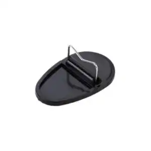 Push pin holder for securing notes and photos on bulletin boards, craft projects, or office displays. Durable plastic base with metal pin for easy insertion and removal, ideal for organizing and decor.