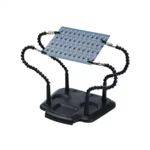 High-quality soldering helping hand with adjustable arms for precise electronic work.