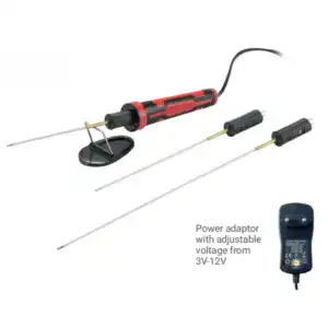 High-precision foam cutting tools with adjustable voltage for accurate foam shaping and crafting. Includes power adapter and replacement blades for versatile foam cutting applications.