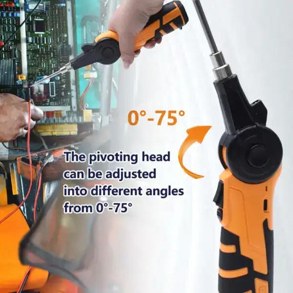 High-Precision Cordless Rechargeable Soldering Iron for Electronics.