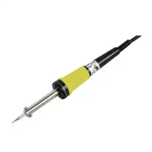 High-precision temperature controlled soldering iron with adjustable settings for electronics repair and soldering tasks.
