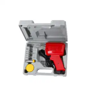 High-quality soldering iron gun kit with accessories for precise electronic soldering tasks.