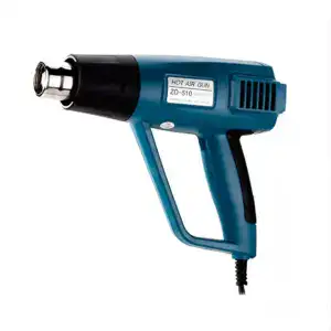 Heat gun for DIY and professional use with adjustable temperature control. Ideal for stripping paint, shrinking tubing, and crafting projects. Ergonomic design for comfortable handling.