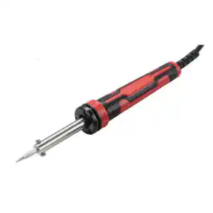 High-quality electric soldering iron with adjustable temperature control, ergonomic design, and durable construction for precise soldering tasks in electronics and DIY applications.