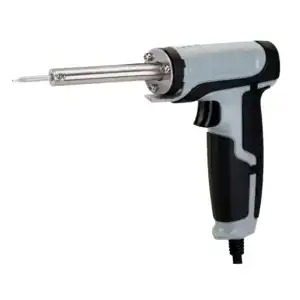 High-quality electrical soldering gun with a precision tip for detailed soldering tasks. Ideal for electronics repair, circuit board work, and DIY electronics projects. Ergonomic design for comfortabl.