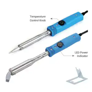 High-Precision Soldering Iron with Temperature Control and LED Indicator.