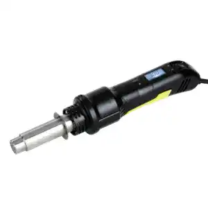 High-performance digital hot air gun for precise heat application and soldering tasks. Features adjustable temperature control, digital display, and ergonomic design for safe and efficient use.