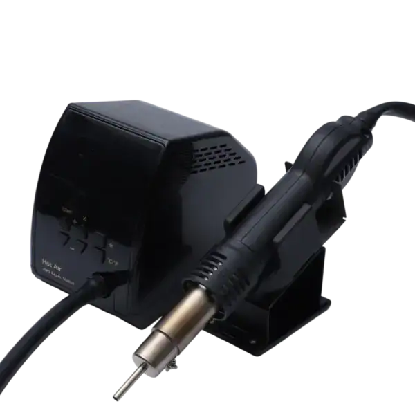 High-quality soldering station with adjustable temperature control and ergonomic design. Ideal for electronics repair and DIY soldering projects.
