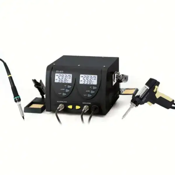 High-Precision 2-in-1 Soldering Station with Dual Temperature Control.