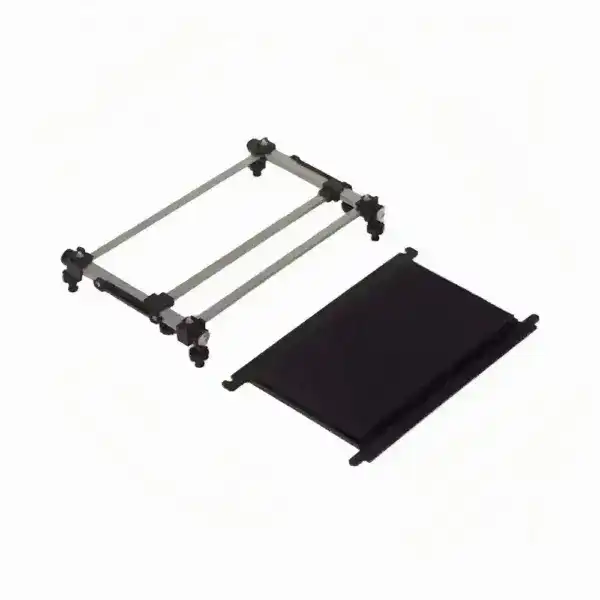 Adjustable PCB board holder for secure placement during electronic assembly and repair. Compatible with various PCB sizes, providing stability and precision for soldering and testing.