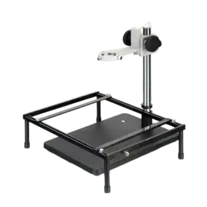 High-precision PCB holder clamp used for securing circuit boards during assembly and testing, ideal for electronics manufacturing and PCB prototyping.